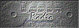 Insignia corporativa de radio del laser